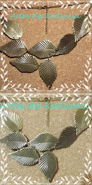 Colar Folhas II